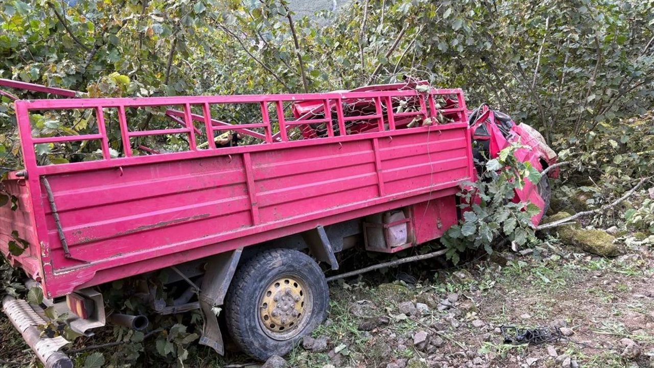 Giresun'da Kamyonet Kazası: 4 Kişi Hayatını Kaybetti, 1 Kişi Yaralandı