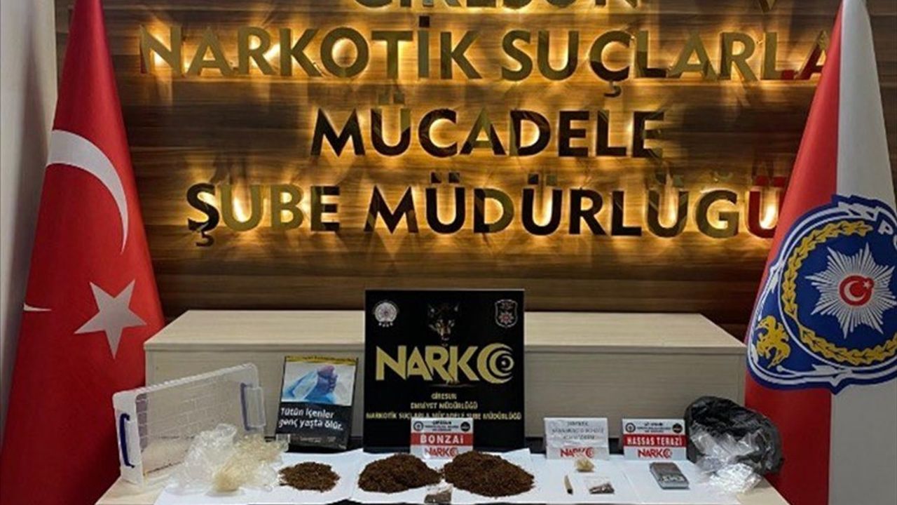 Giresun'da Uyuşturucu Operasyonu: Bir Kişi Tutuklandı