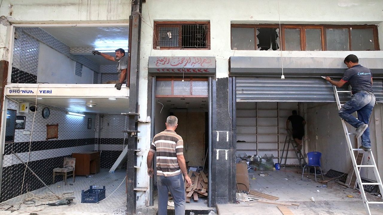 Hatay'daki Uzun Çarşı Restorasyonu Devam Ediyor