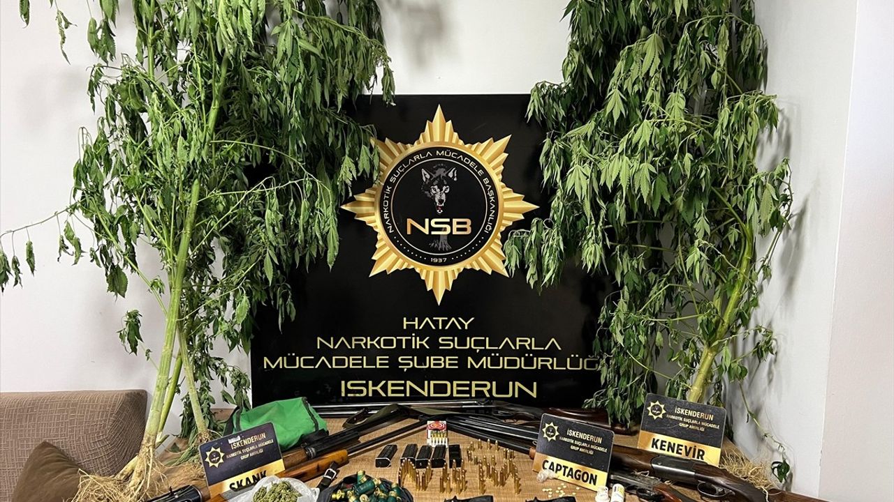 Hatay'ın Belen İlçesinde Silah ve Uyuşturucu Operasyonu