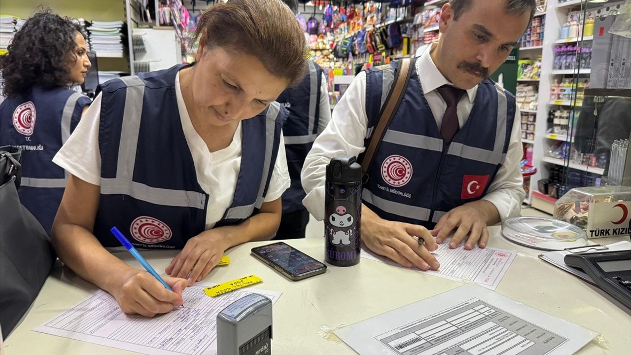 İstanbul'da Kırtasiye Ürünleri Denetimleri Sürüyor