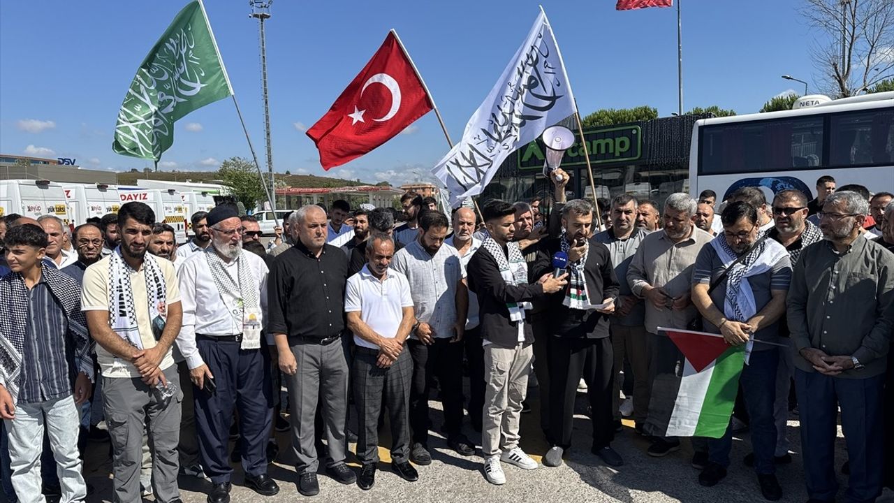 İstanbul'dan Ankara'ya Gazze'ye Destek Yürüyüşü
