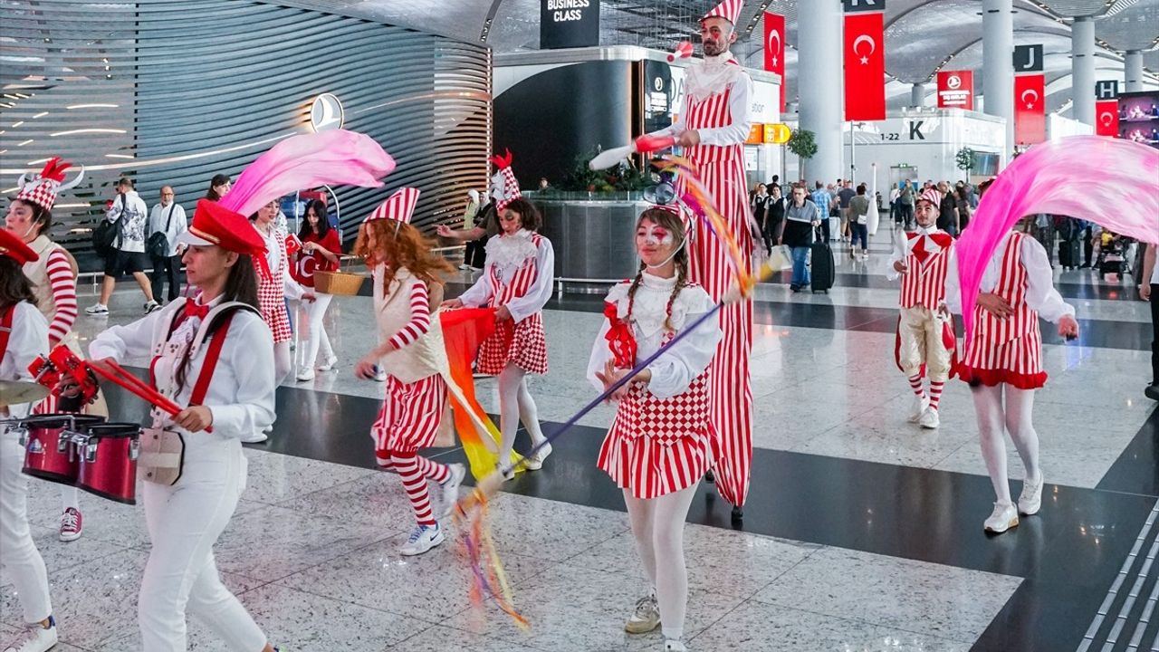 İstanbul Havalimanı'nda 30 Ağustos Zafer Bayramı Kutlaması