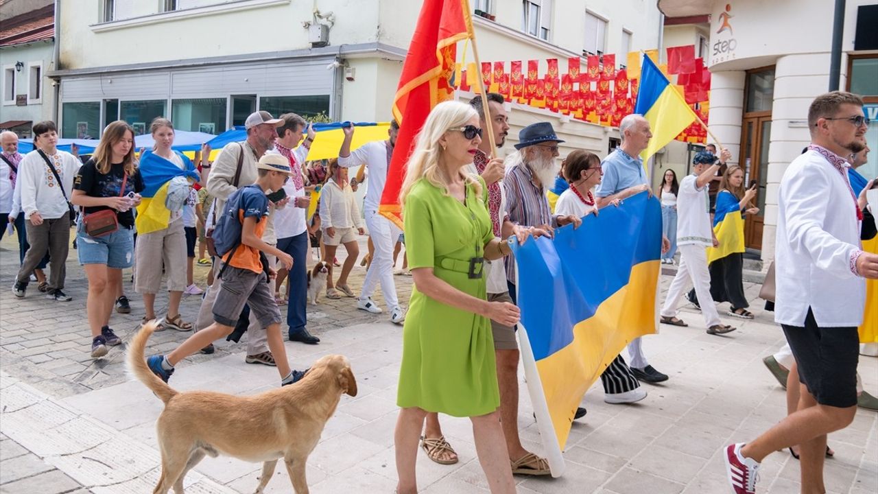 Karadağ'da Ukrayna'nın Bağımsızlık Günü Etkinliği