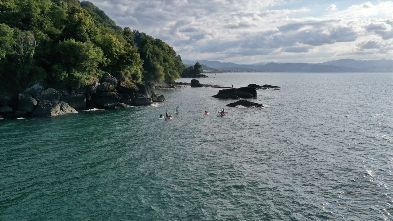 Karadeniz'de Kürek Sörfü Keyfi