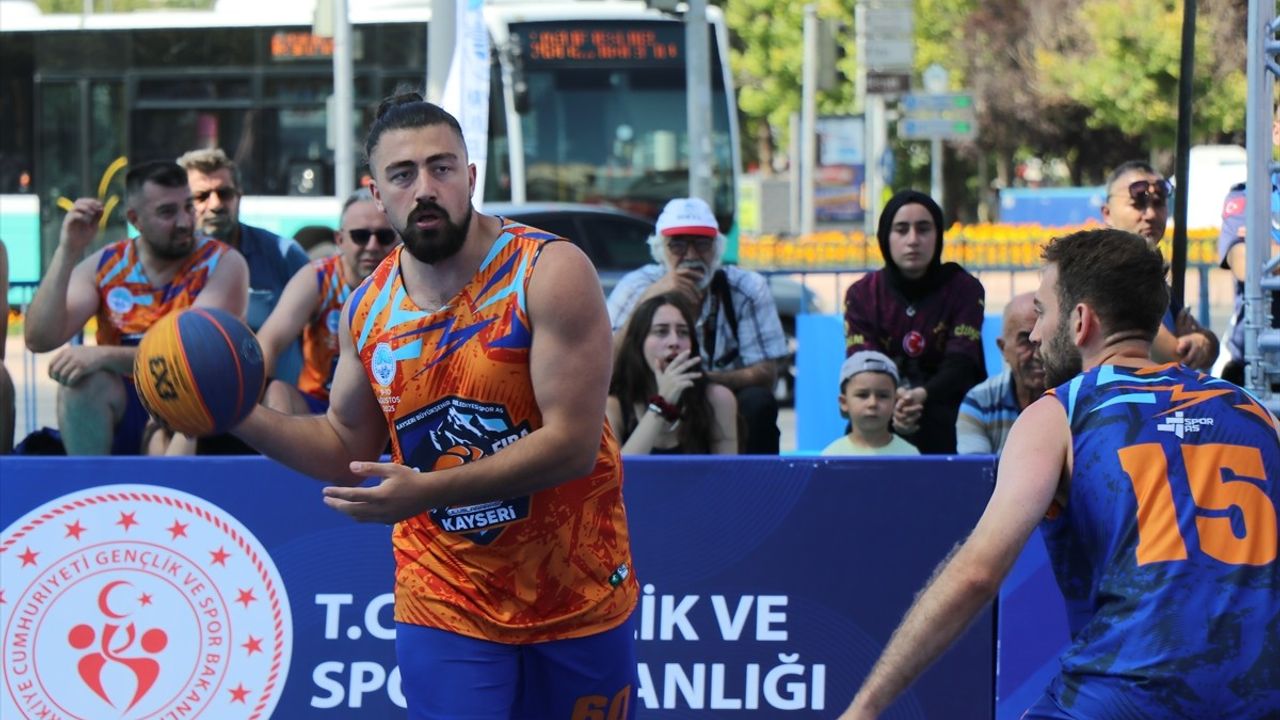 Kayseri'de Lite Quest 3x3 Uluslararası Basketbol Turnuvası Başlıyor