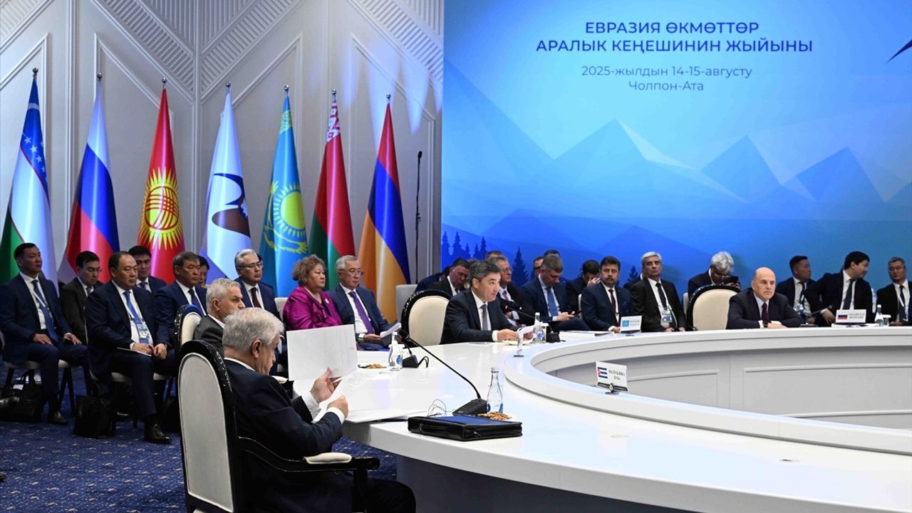 Kırgızistan'da Avrasya Ekonomik Birliği Hükümetler Arası Konseyi Toplantısı