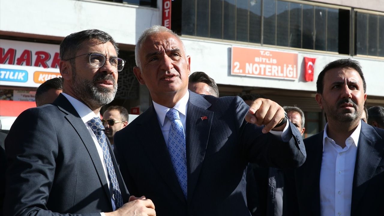 Kültür ve Turizm Bakanı Ersoy Bitlis'te Önemli Açıklamalarda Bulundu