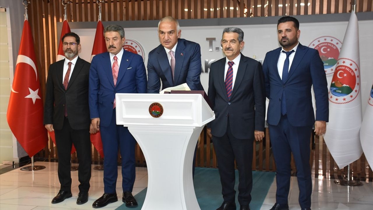 Kültür ve Turizm Bakanı Ersoy'dan Şırnak'ta Turizm Vurgusu