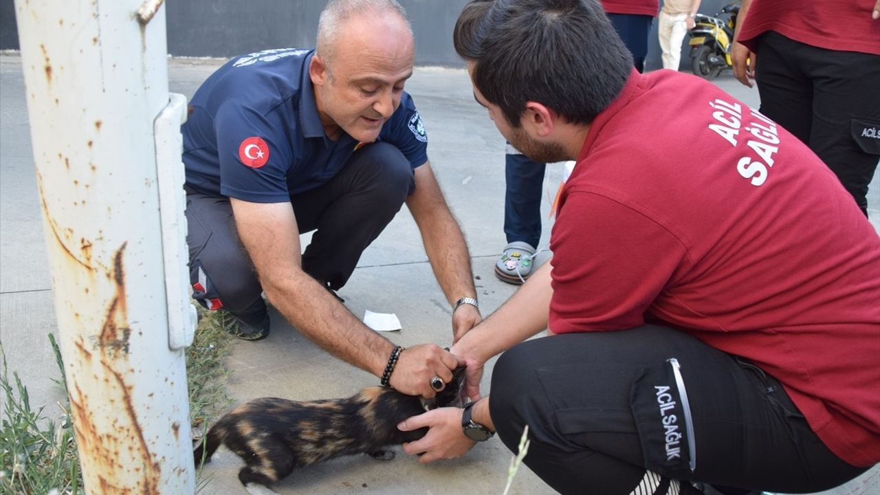Manisa'da 112 Acil Servis İstasyonunda Yangın