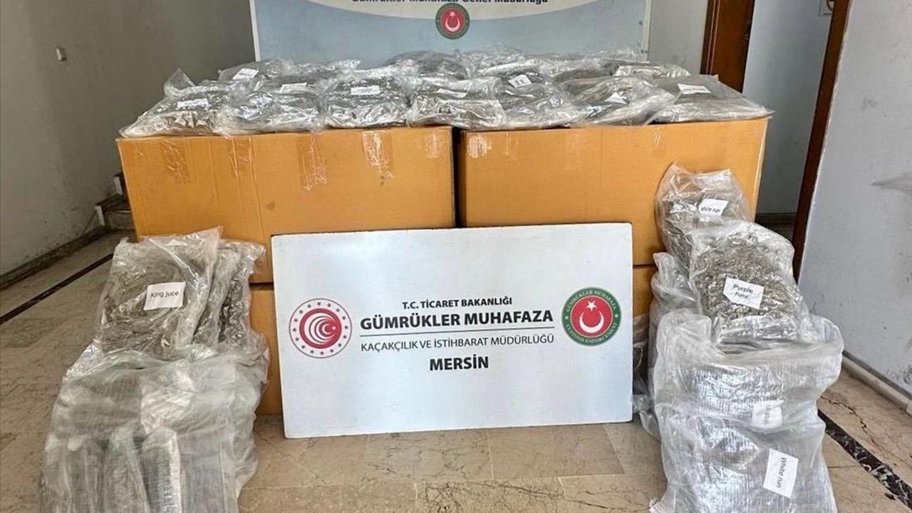 Mersin Limanı'nda Büyük Esrar Ele Geçirildi