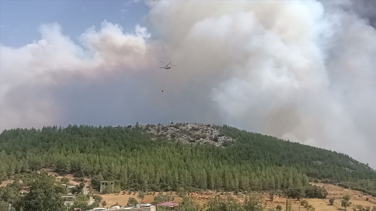 Mersin Silifke'de Yangın Alarmı
