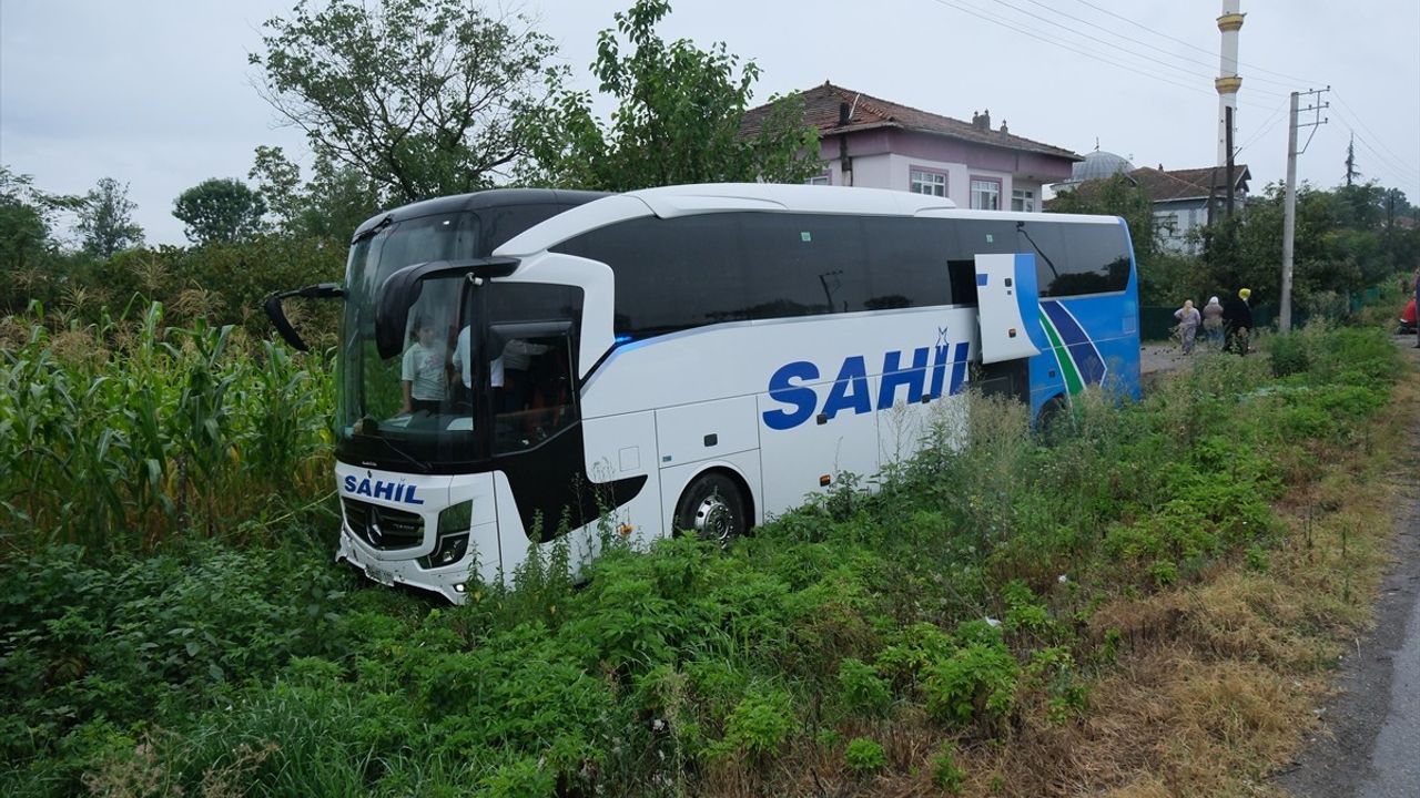 Samsun'da Otobüs Kazası: 1 Ölü, 1 Yaralı