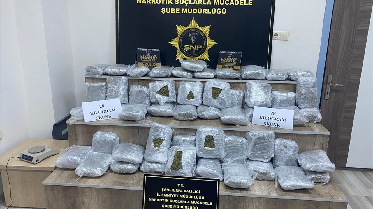 Şanlıurfa'da Uyuşturucu Operasyonu: İki Tutuklama