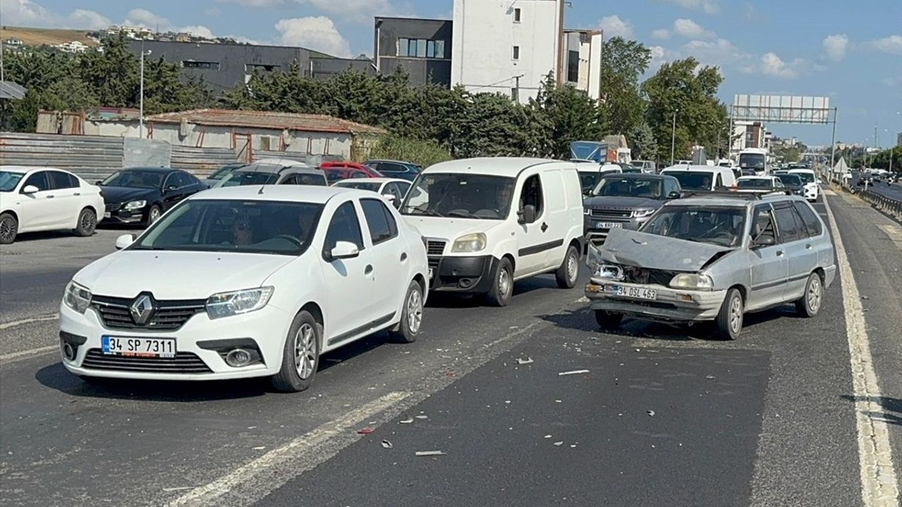 Silivri'de Zincirleme Trafik Kazası