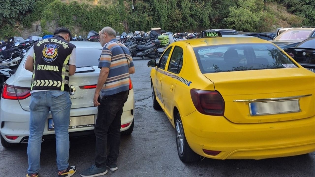 Şişli'de Taksiciye 11.253 Lira Ceza ve Araç Trafikten Men Edildi