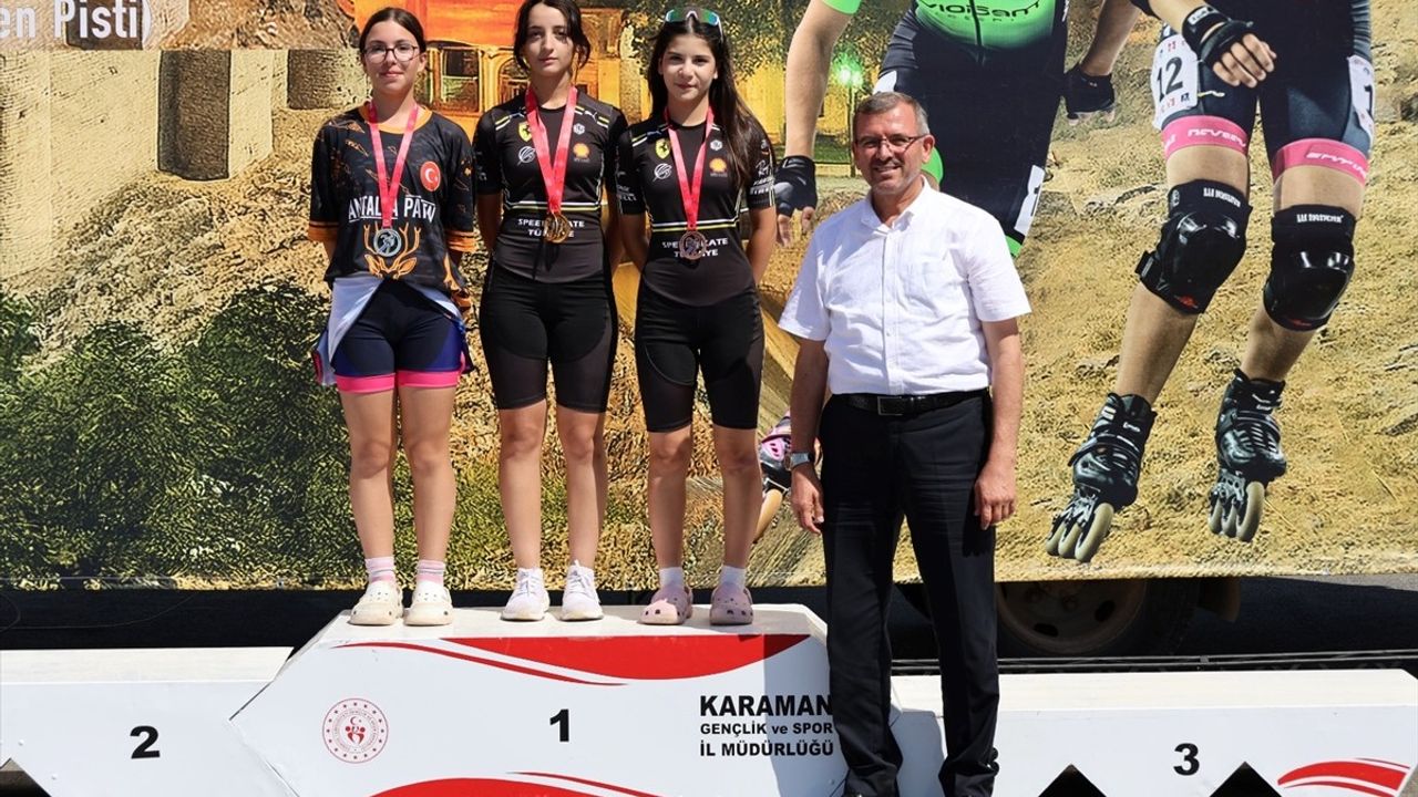 Tekerlekli Paten Türkiye Şampiyonası Finali Karaman'da Gerçekleşti