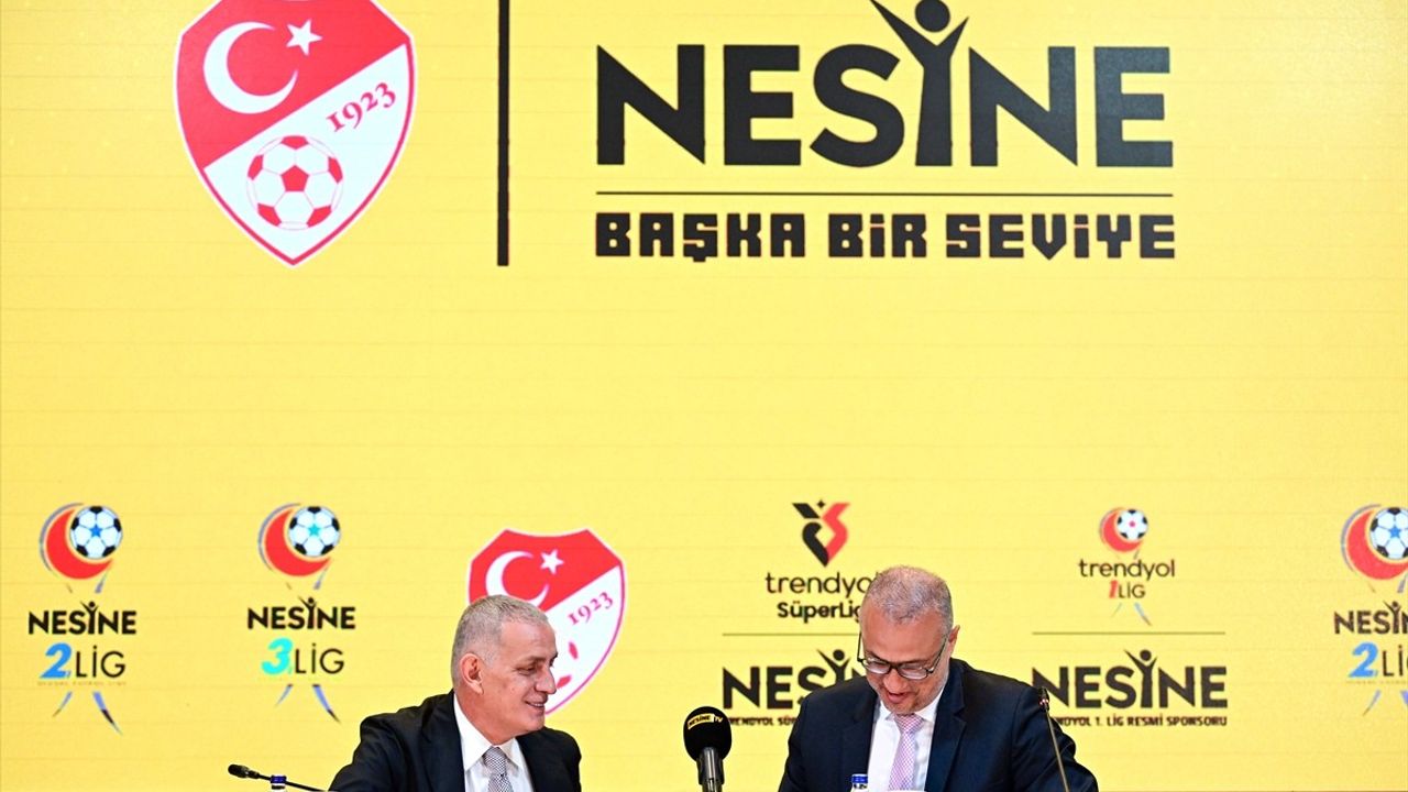 TFF ve Nesine'den önemli sponsorluk anlaşması