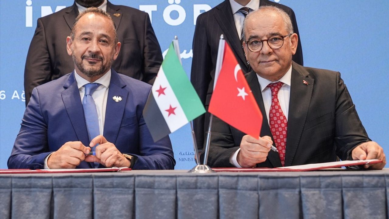 Türkiye ve Suriye Arasında İş Birliğini Güçlendiren Mutabakat Zaptları İmzalandı
