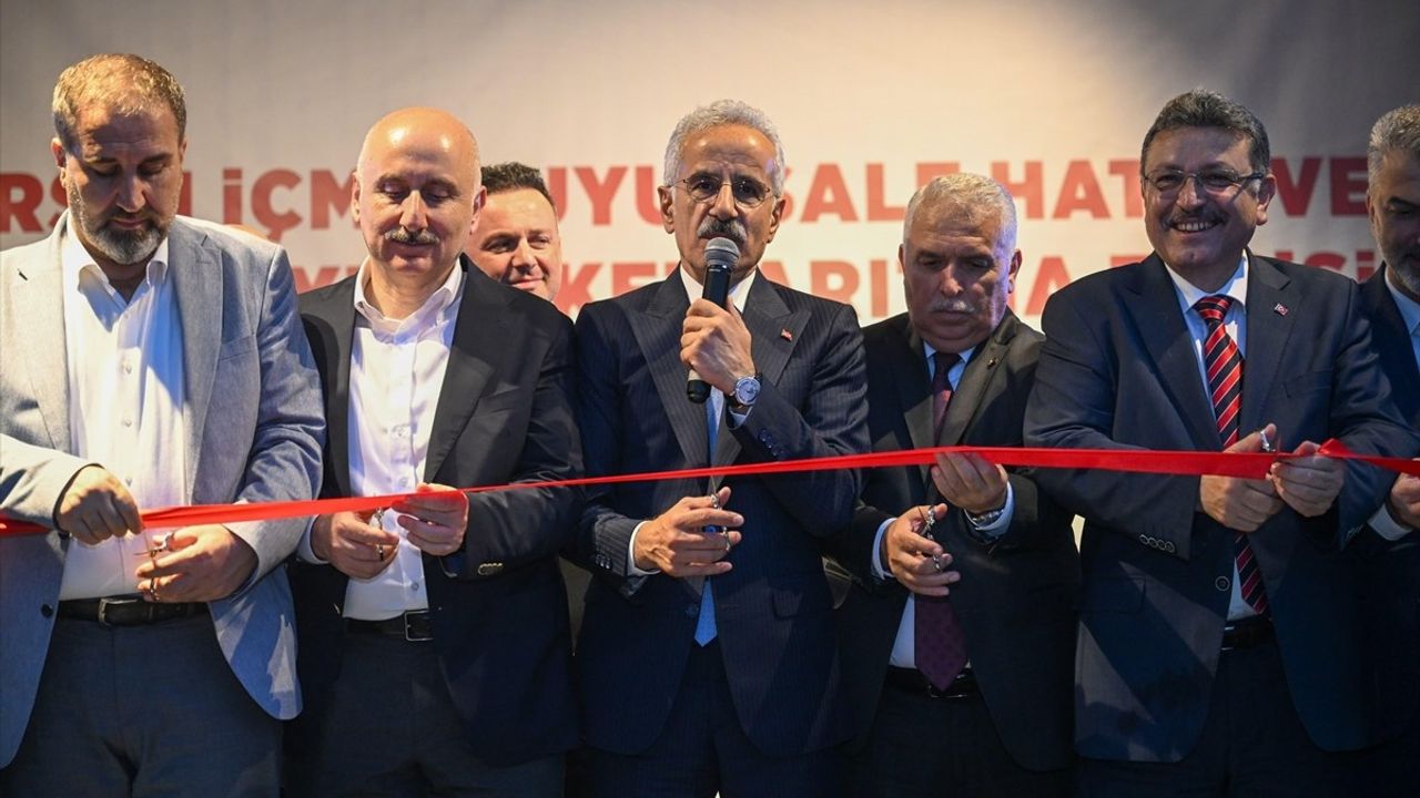 Ulaştırma ve Altyapı Bakanı Uraloğlu, Arsin'de Su Tesislerinin Açılışını Gerçekleştirdi