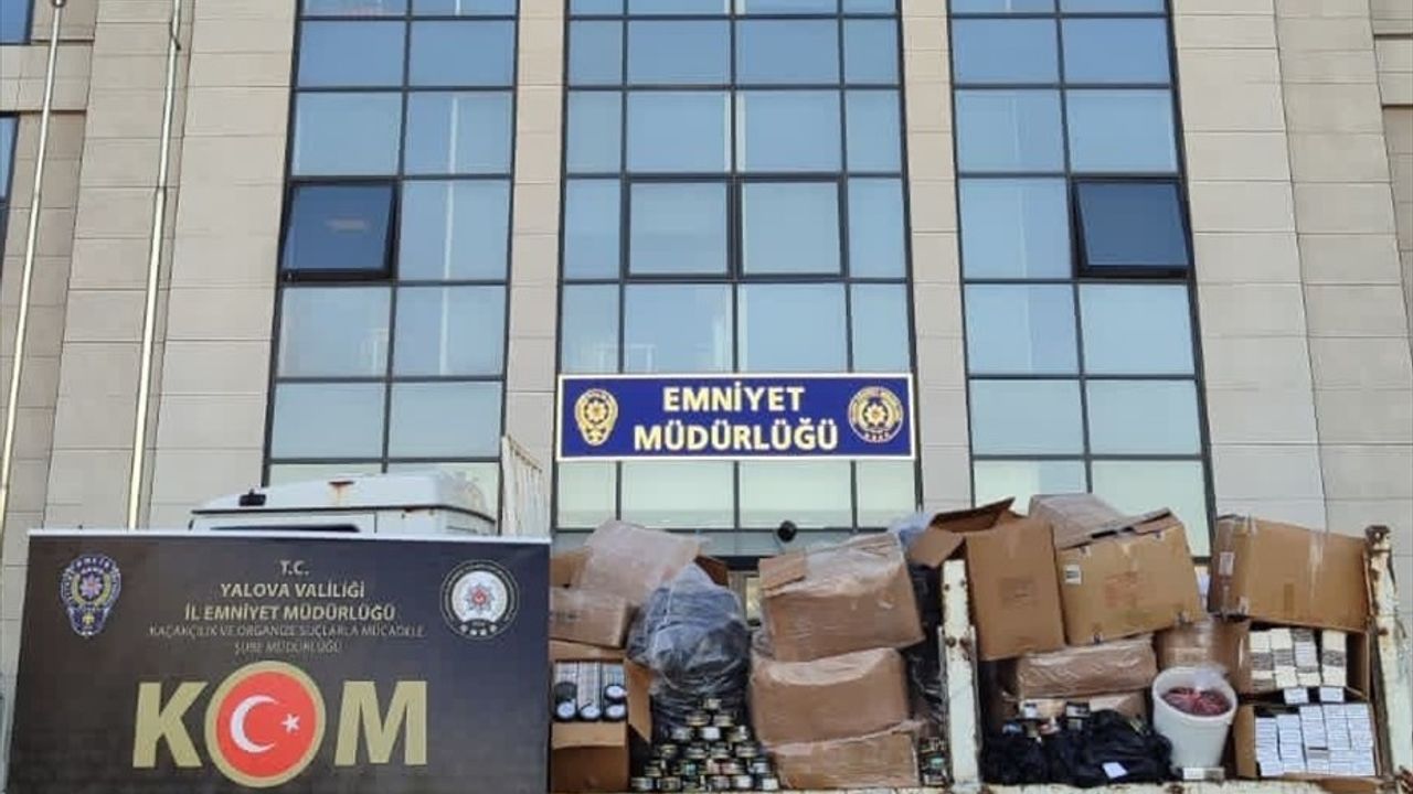 Yalova'da Kaçakçılık Operasyonu: 3 Şüpheli Gözaltında