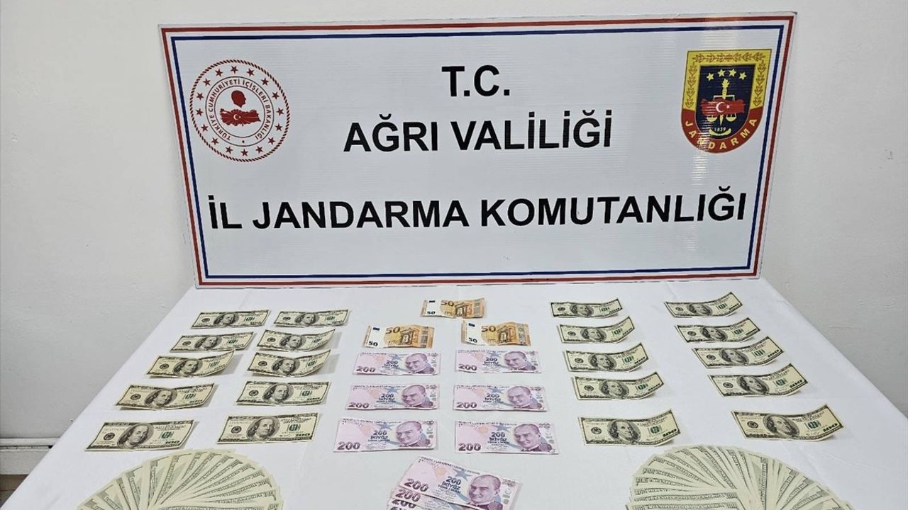 Ağrı'da Sahte Para İle Yakalanan Şüpheli Gözaltında