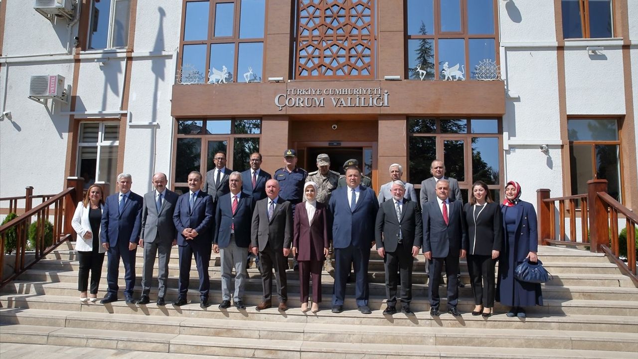 Aile ve Sosyal Hizmetler Bakanı Göktaş Çorum'da İncelemelerde Bulundu