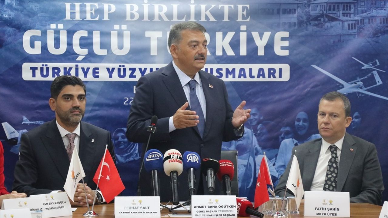 AK Parti Genel Başkan Yardımcısı Öğütken'den Karabük'te Önemli Açıklamalar