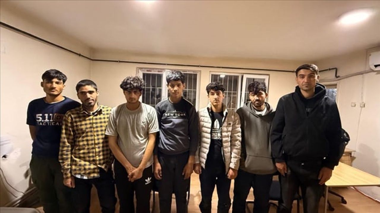 Amasya'da Düzensiz Göçmen Yakalamaları