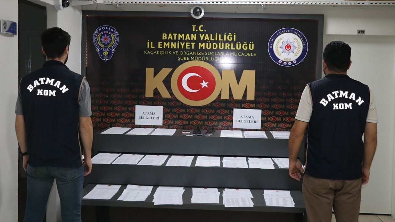 Batman'da Dolandırıcılık Operasyonu: 4 Zanlı Tutuklandı