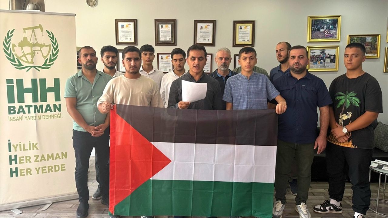 Batman'dan Filistin'e Destek Açıklaması