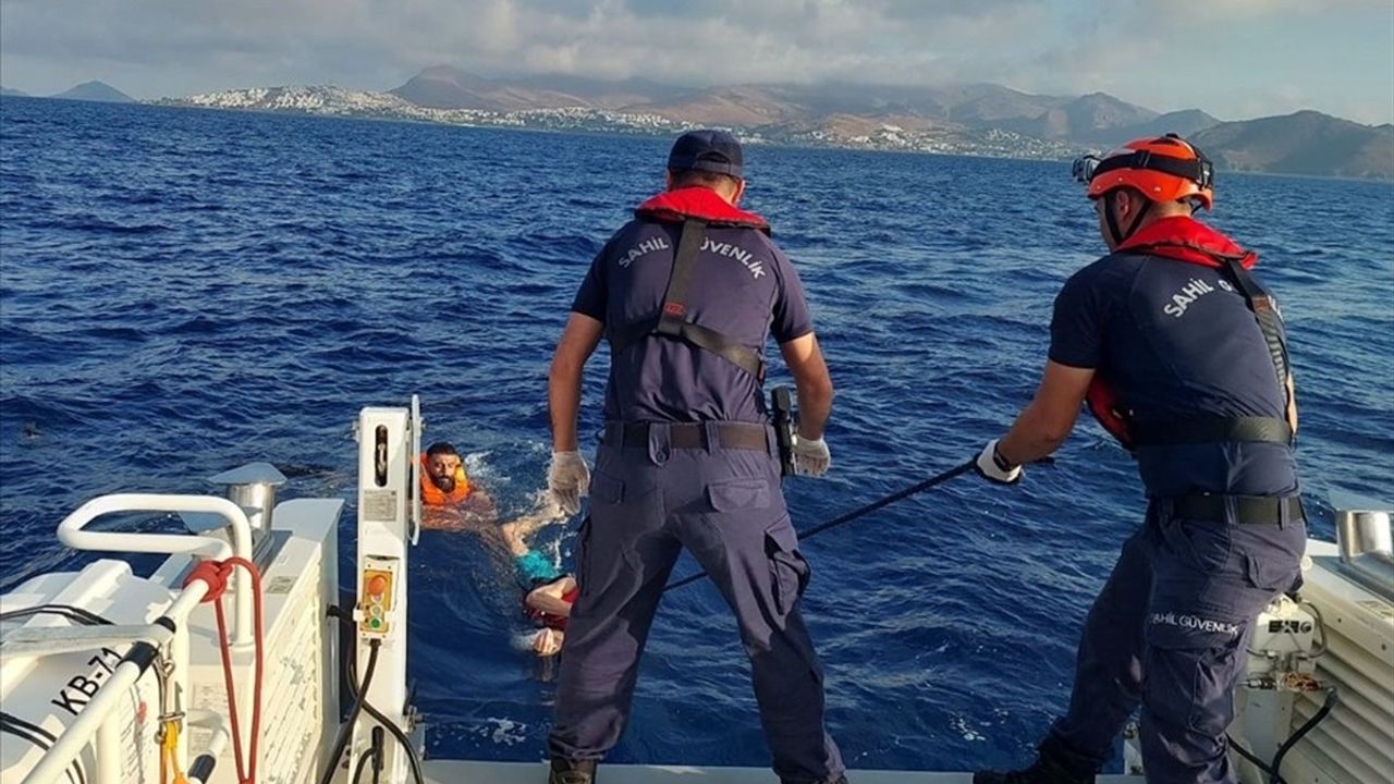 Bodrum'da 5 Düzensiz Göçmen Yakaladı