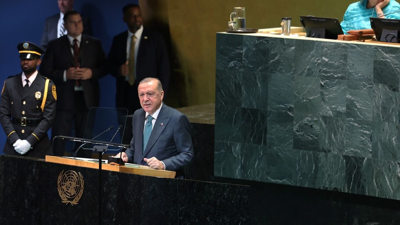Cumhurbaşkanı Erdoğan'dan Birleşmiş Milletler'de Gazze Açıklamaları
