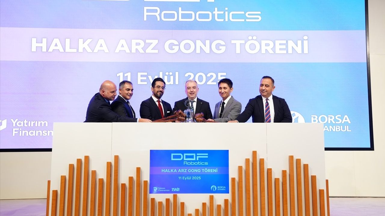 DOF Robotik Sanayi AŞ'nin Borsa İstanbul'da Gong Töreni