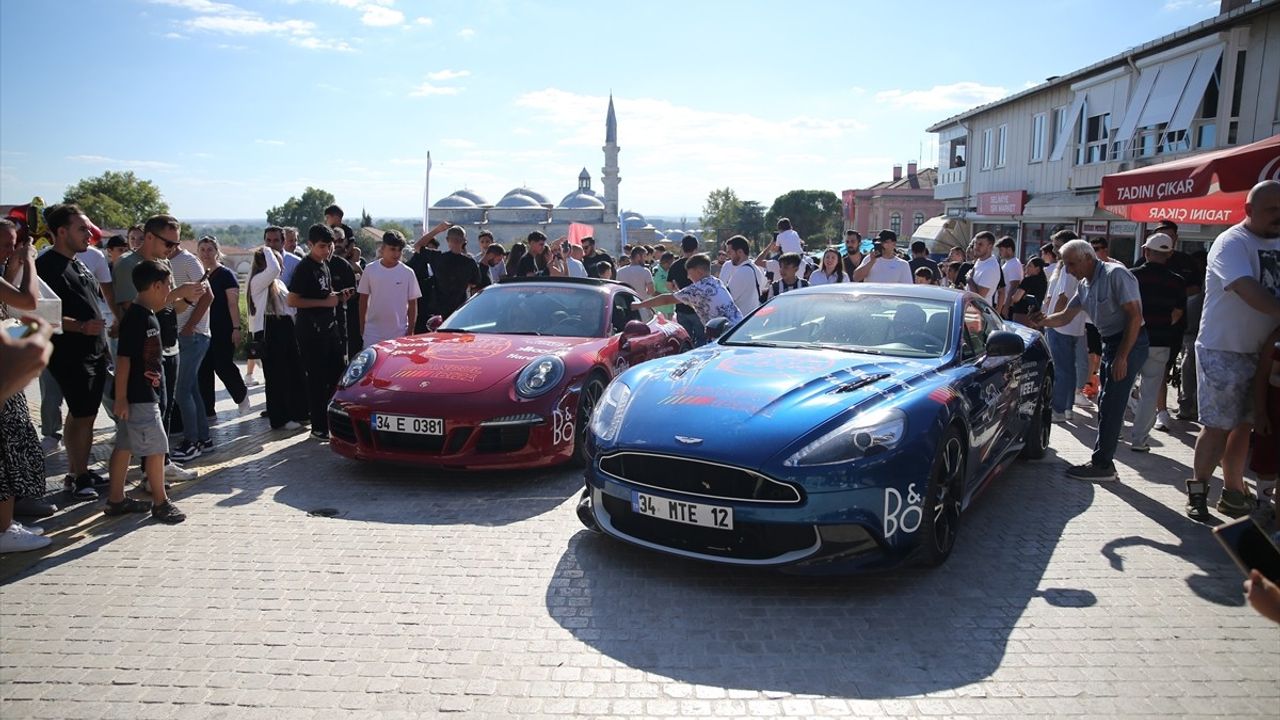 Edirne'de Gumball 3000 Rallisi Heyecanı