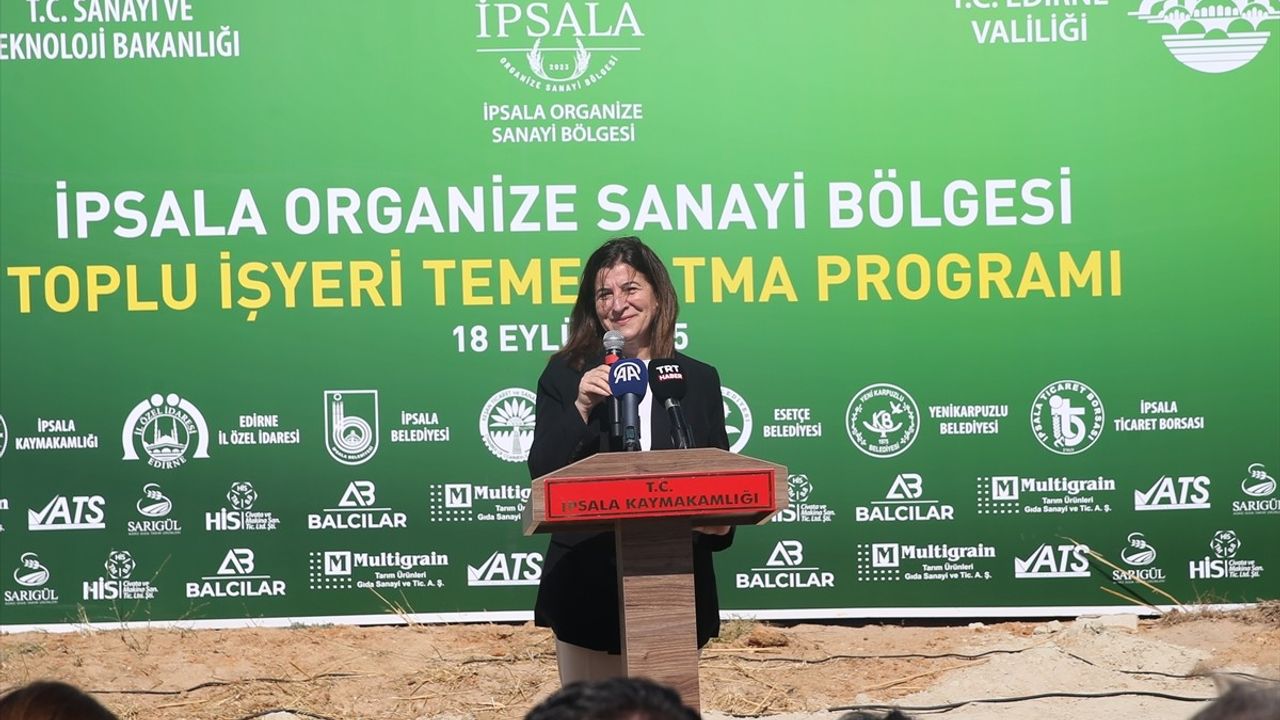 Edirne İpsala OSB'de Dört Fabrikanın Temeli Atıldı