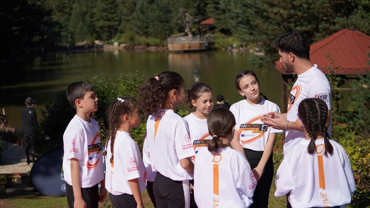 Gümüşhane Limni Gölü'nde Cimnastik Şöleni