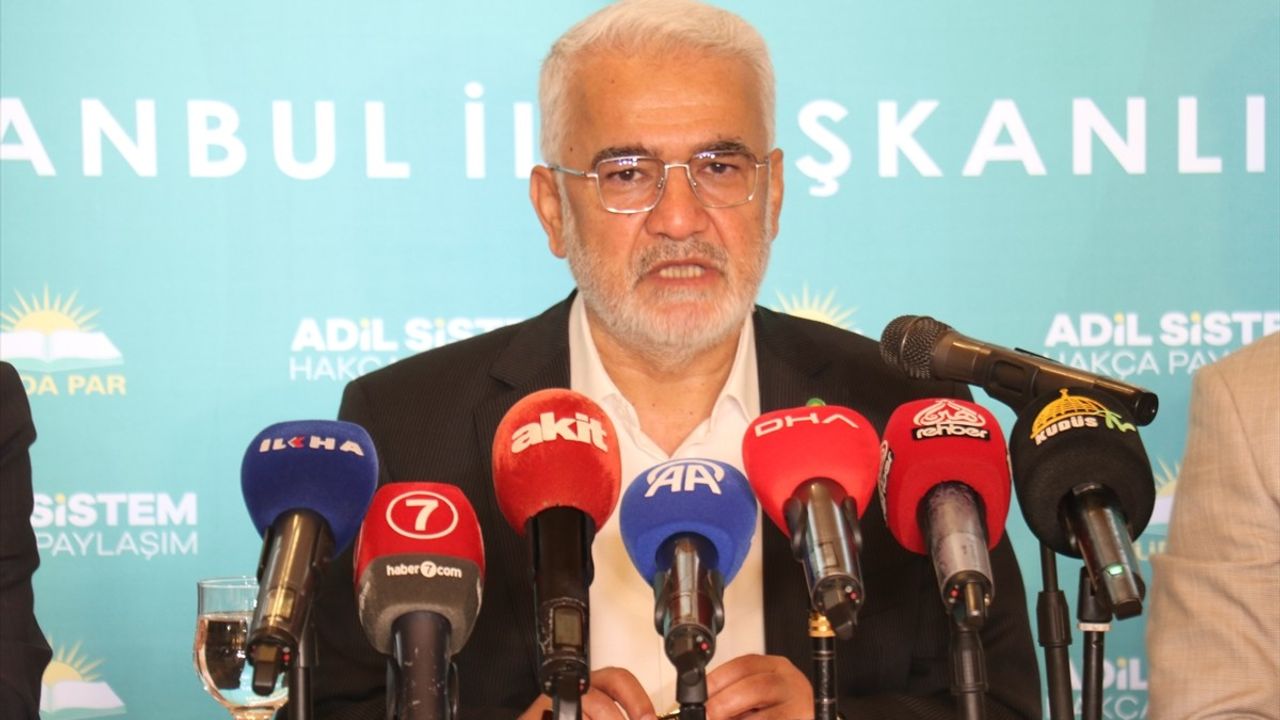 HÜDA PAR Genel Başkanı Yapıcıoğlu'ndan Gazze ve Yeni Anayasa Üzerine Önemli Açıklamalar