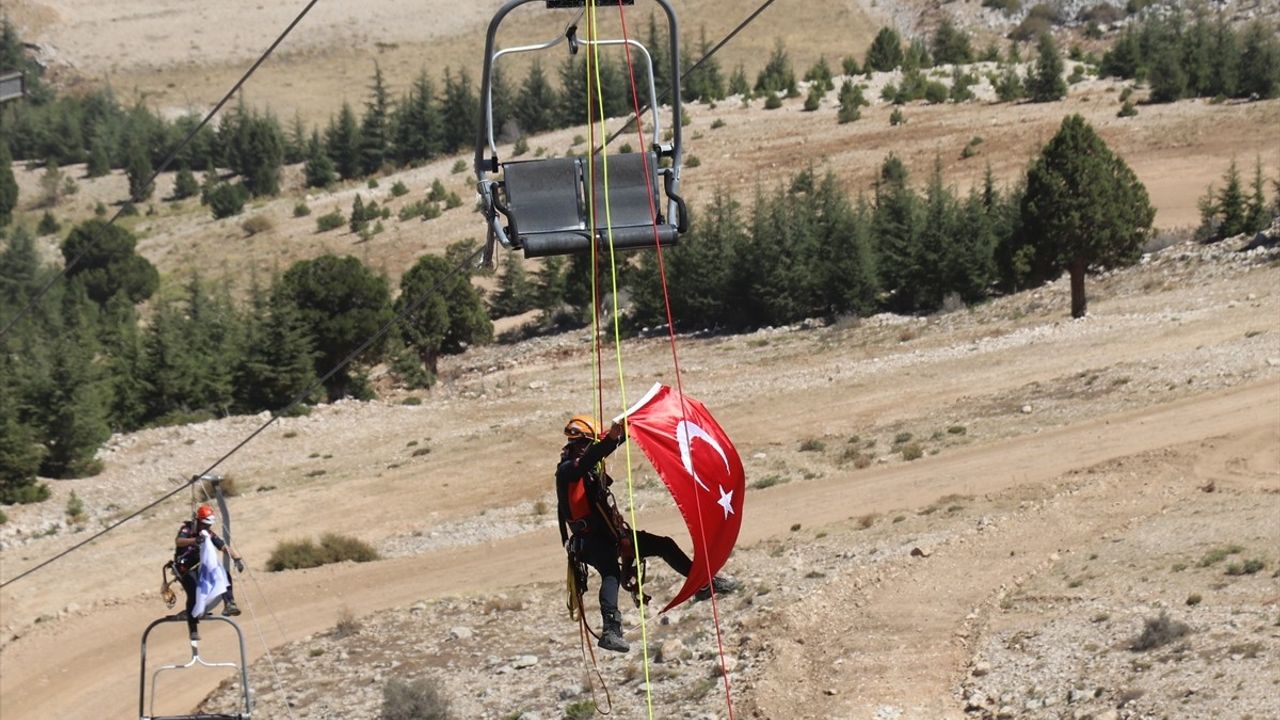 Isparta'da Ulusal Teleferik ve Doğada Arama-Kurtarma Tatbikatı Gerçekleşti