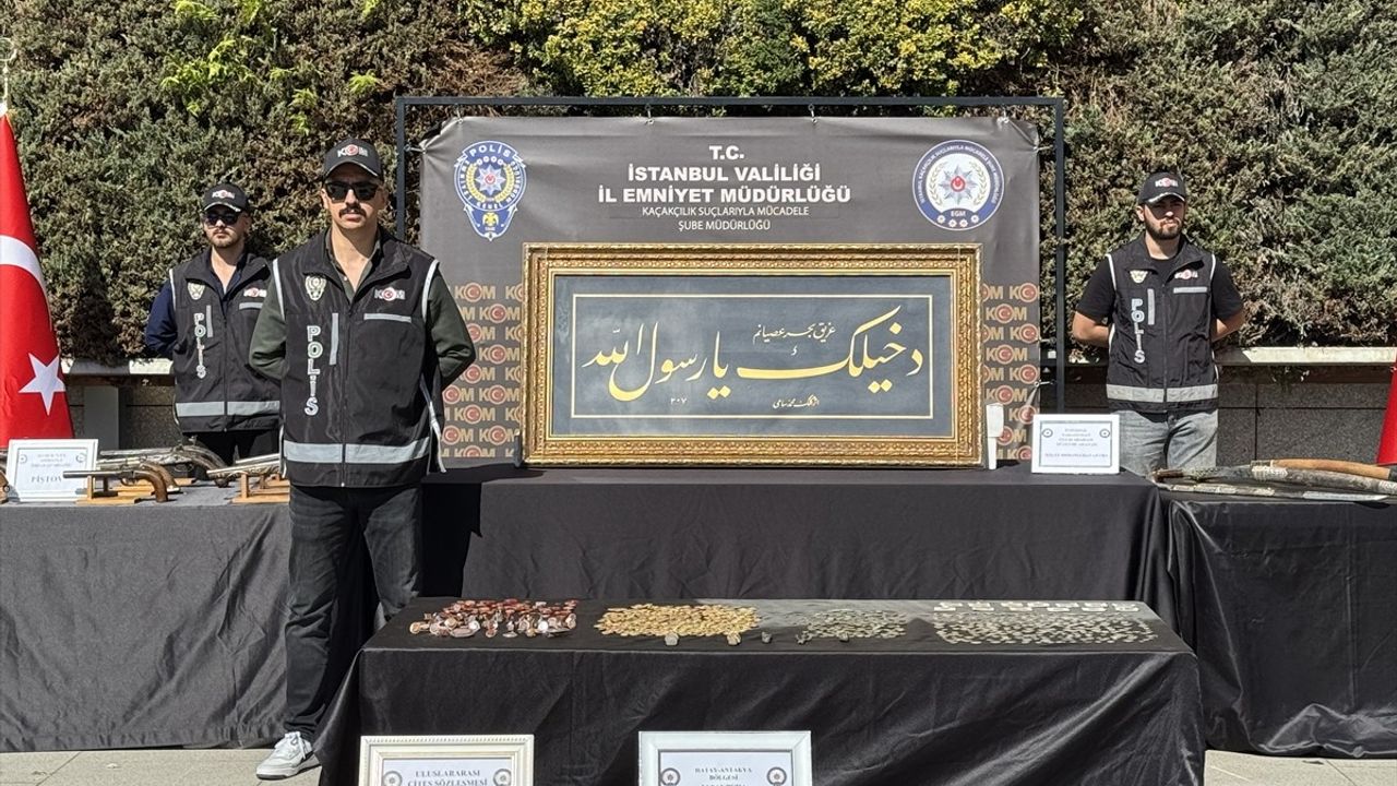 İstanbul'da Tarihi Eser Kaçakçılığı Operasyonları
