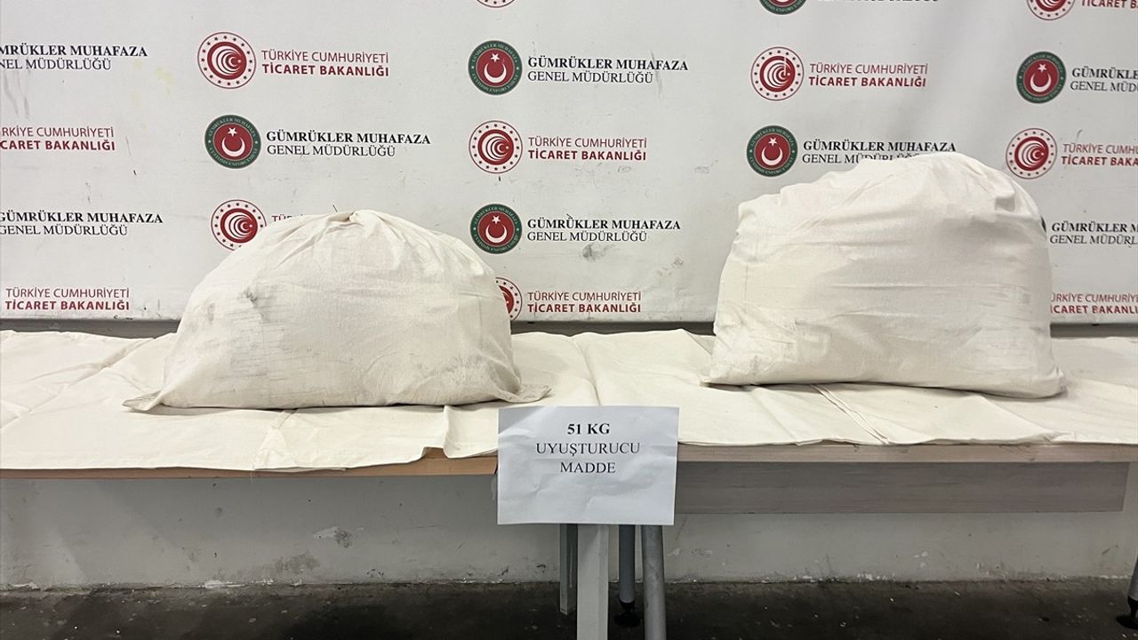 Kapıkule Sınır Kapısı'nda 51 Kilogram Uyuşturucu Ele Geçirildi
