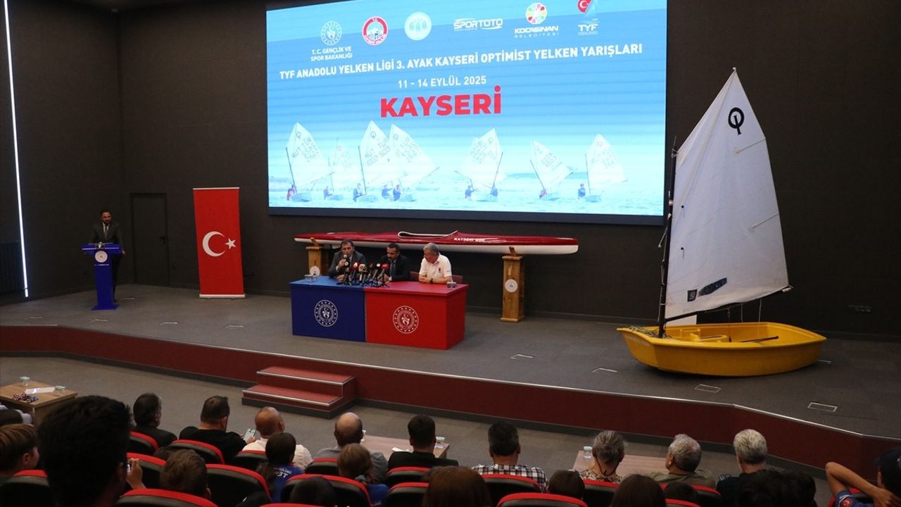 Kayseri'de Yelken Ligi Yarışları Tanıtımı Yapıldı