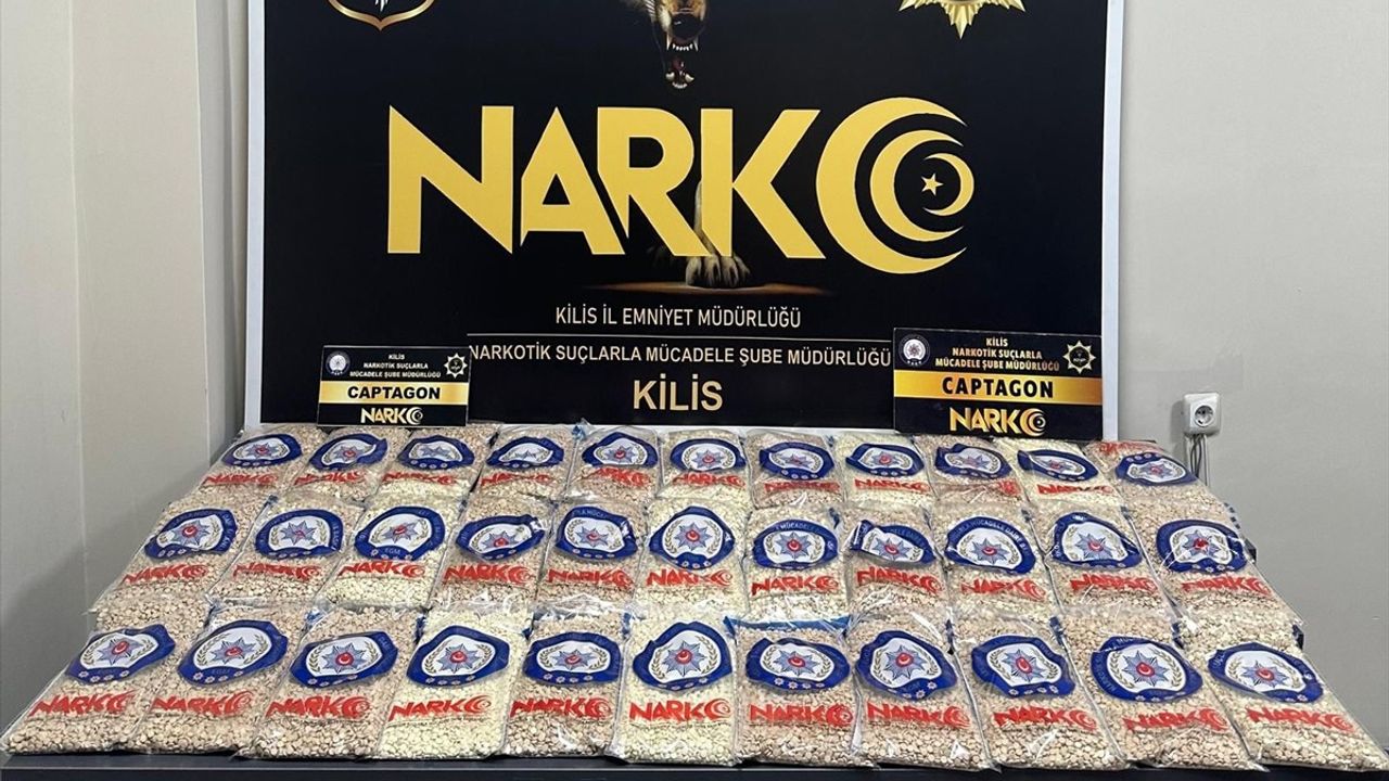 Kilis'te Uyuşturucu Operasyonu: 215 Bin Sentetik Hap Ele Geçirildi