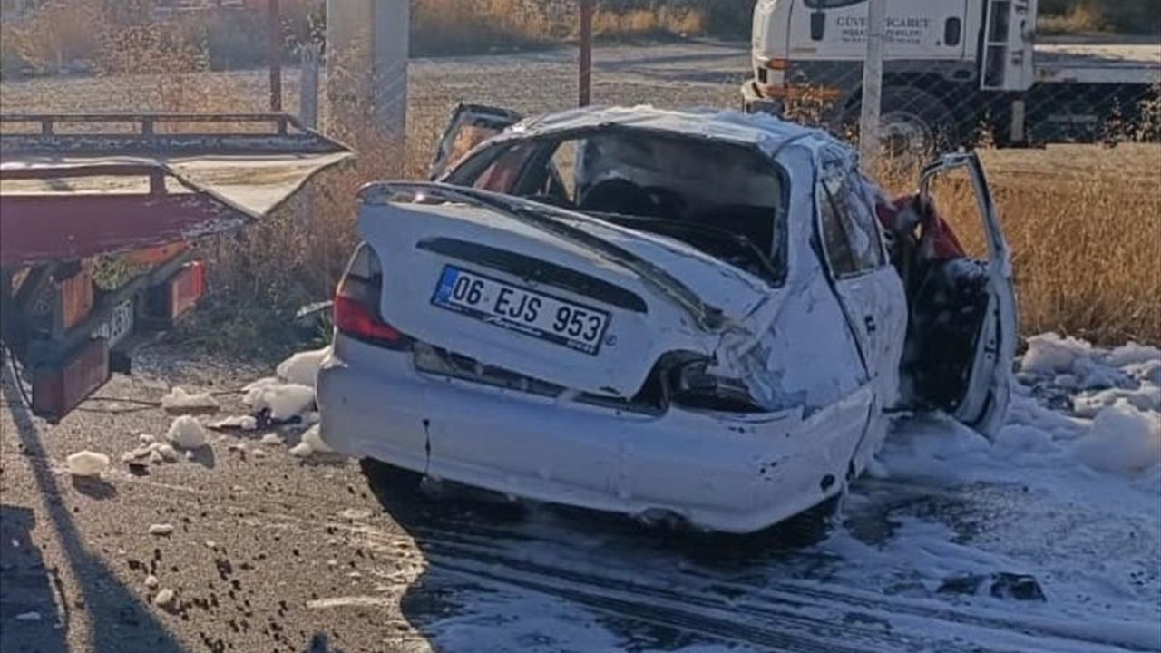 Konya'da Otomobil Kazası: 5 Yaralı