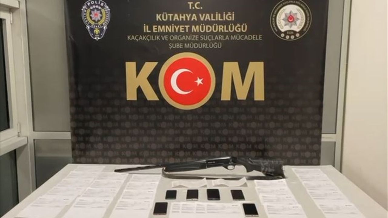 Kütahya'da Suç Örgütüne Yönelik Operasyon: 6 Tutuklama