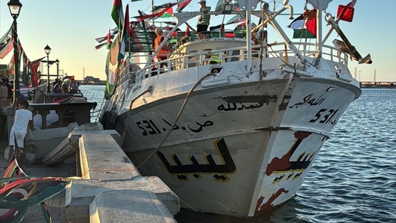 Libya'dan 'Ömer Muhtar' Gemisi Küresel Sumud Filosu'na Katılıyor