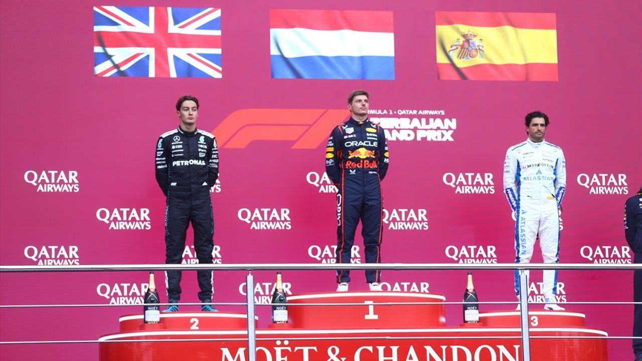 Max Verstappen, Azerbaycan Grand Prix'sini Kazandı