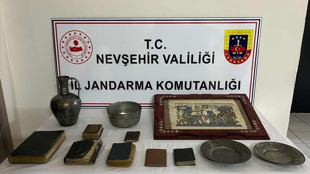 Nevşehir'de Tarihi Eser Kaçakçılığı Operasyonu: Bir Zanlı Tutuklandı