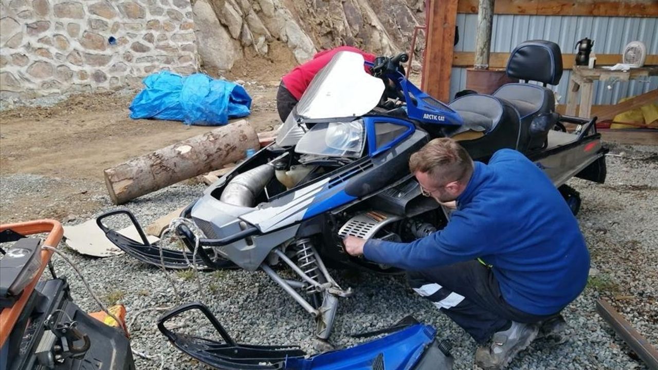 Ordu'da Çambaşı Kayak Merkezi Yeni Sezon Hazırlıkları Başladı