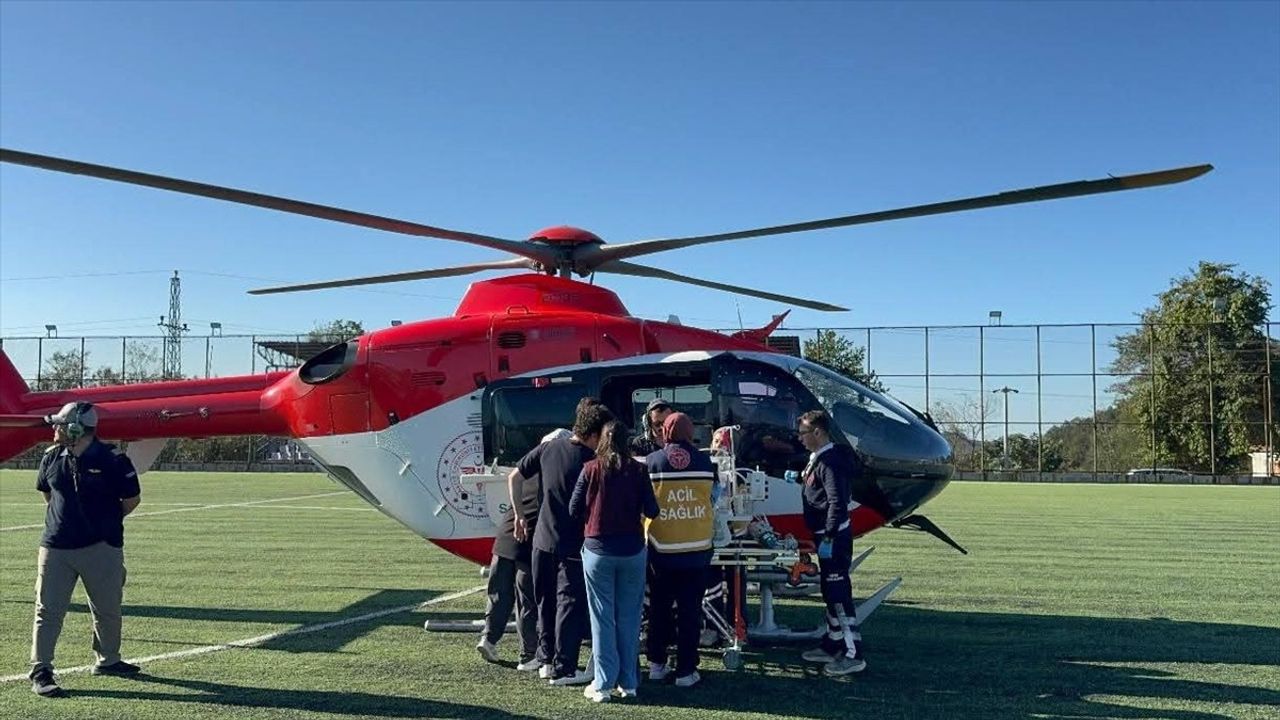 Ordu'da Solunum Sıkıntısı Çeken Bebek İçin Ambulans Helikopter Gönderildi